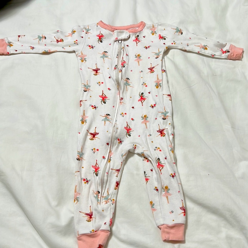 Carters onesie zippered Ballerina